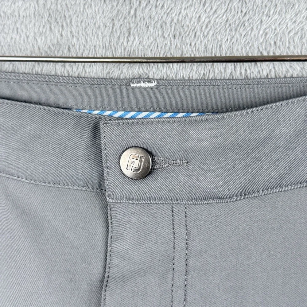Footjoy FJ Golf Tech Pants Size 36x30‎ Gray Performance Stretch Athletic Fit